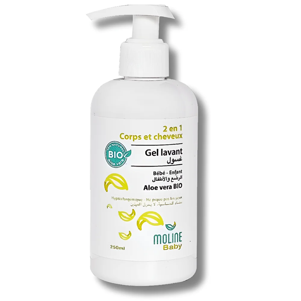 MOLINE - GEL LAVANT 2EN1 250ML pour Maman et bébé