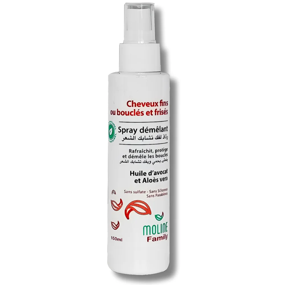 MOLINE - SPARY DEMELANT CHEVEUX A L'HUILE D'AVOCAT 150ML pour Soins