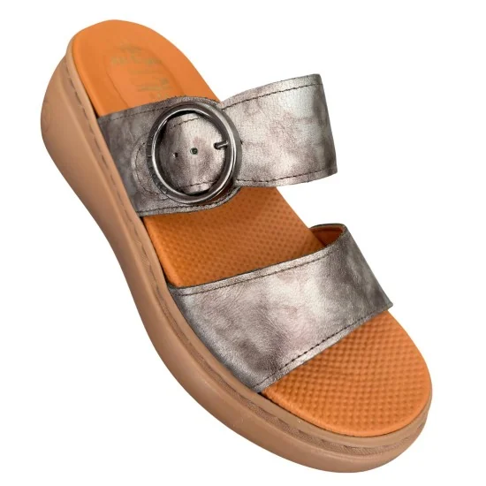 STI LIGHT - CLAQUETTES ORTHOPEDIQUES MARRON FEMME pour sabots et cl...