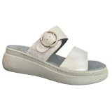 STI LIGHT - CLAQUETTES ORTHOPEDIQUES GRIS PAILLETE FEMME pour sabot...