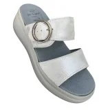 STI LIGHT - CLAQUETTES ORTHOPEDIQUES GRIS PAILLETE FEMME pour sabot...