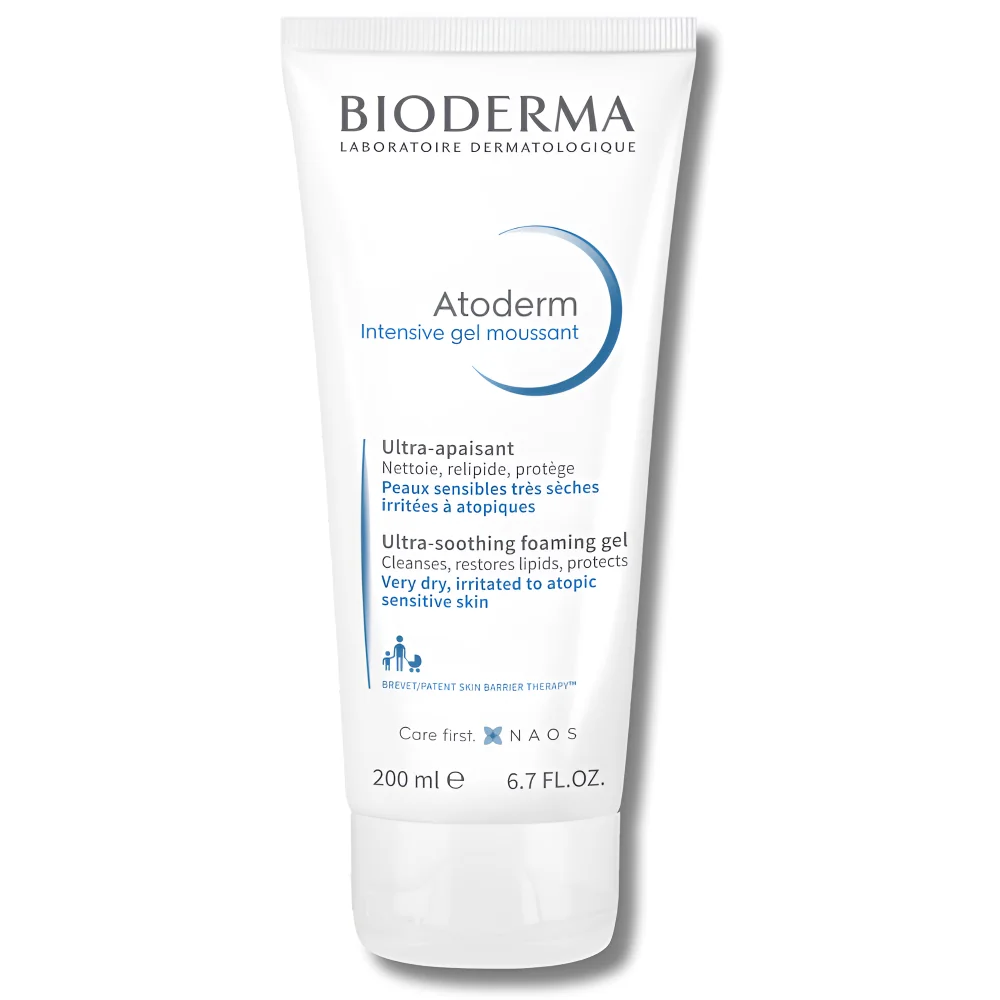 BIODERMA ATODERM INTENSIVE GEL MOUSSANT 200ML pour Femmes