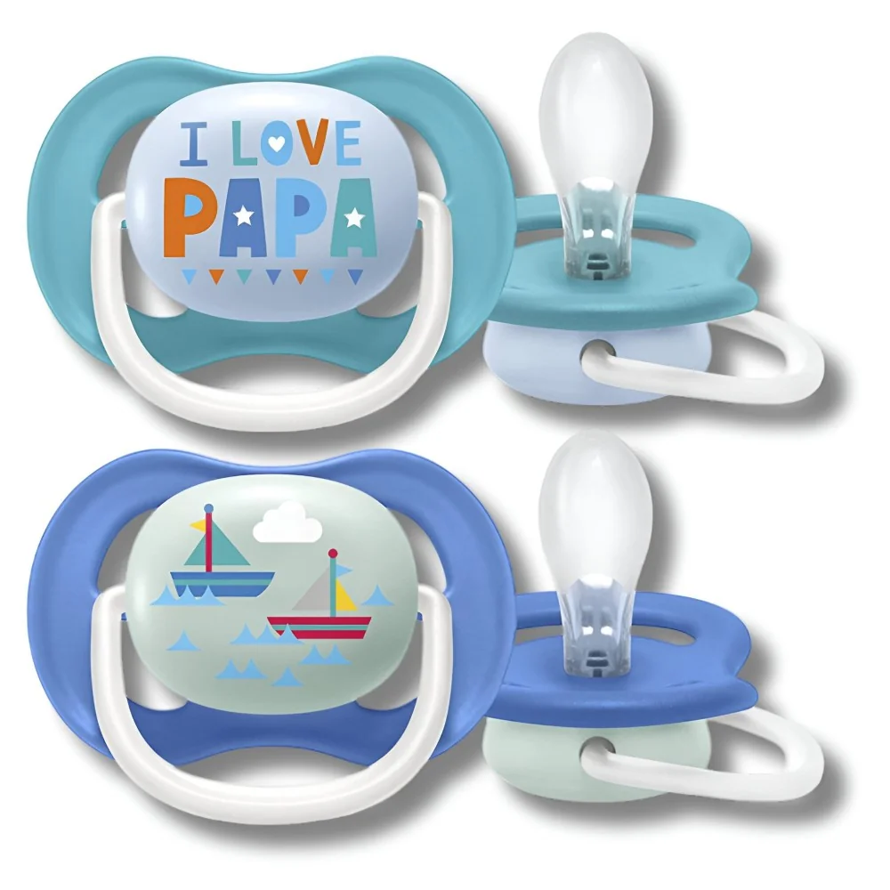 AVENT - LOT DE 2 SUCETTES ULTRA-AIR 6-18M SCF.080/03