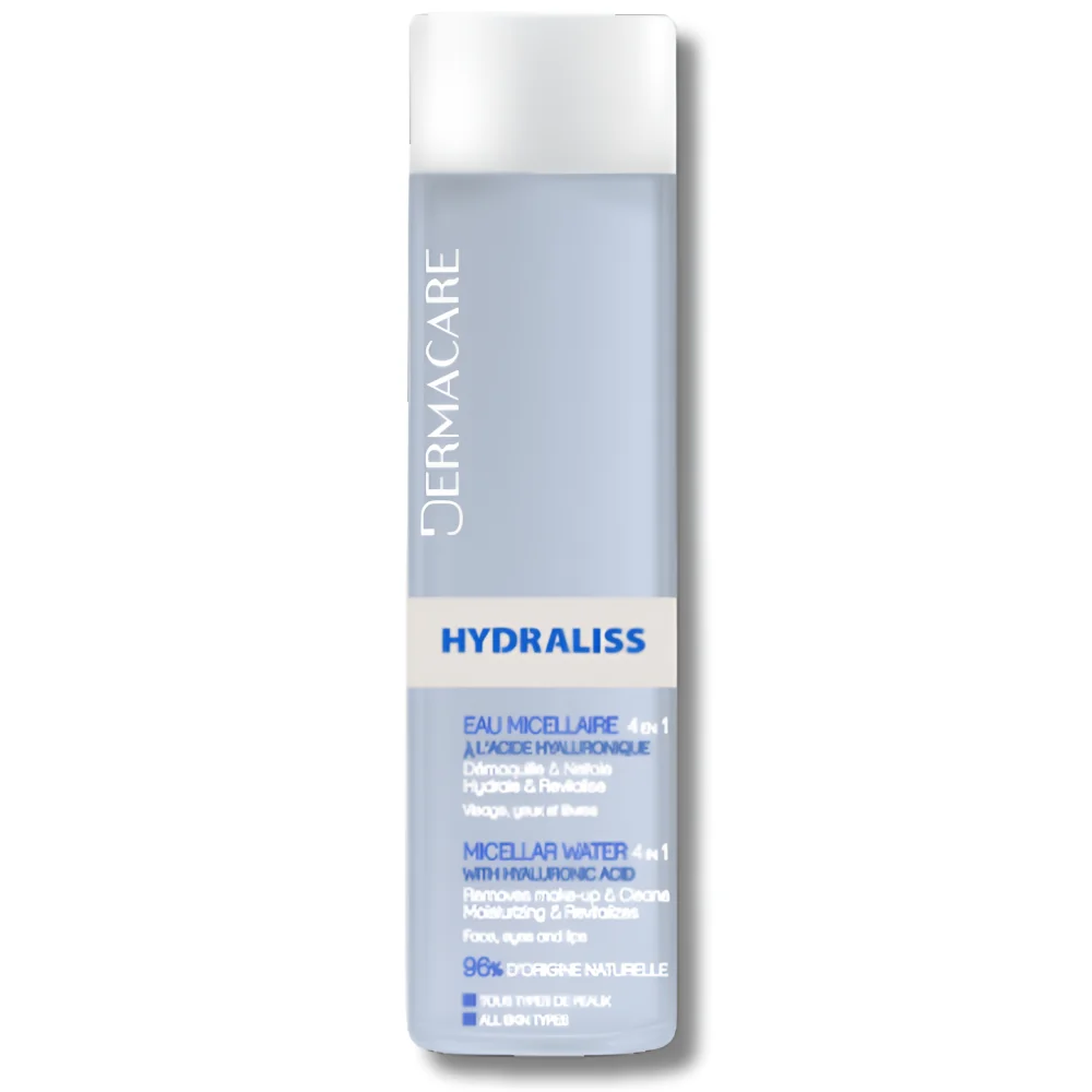 DERMACARE HYDRALISS - EAU MICELLAIRE 4EN1 A L'ACIDE HYALURONIQUE 200ML