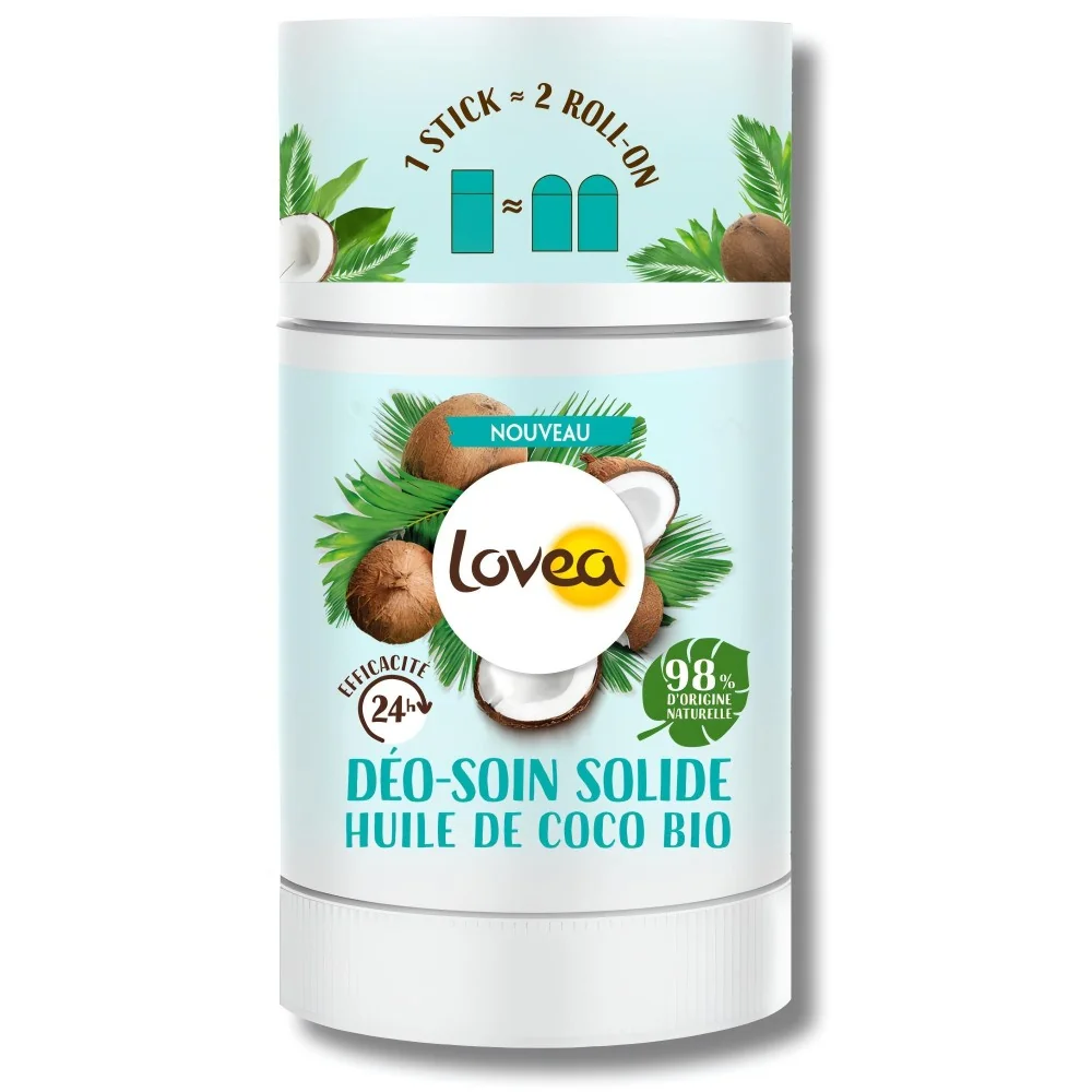 LOVEA - DEODORANT SOIN SOLIDE HUILE DE COCO 50GR