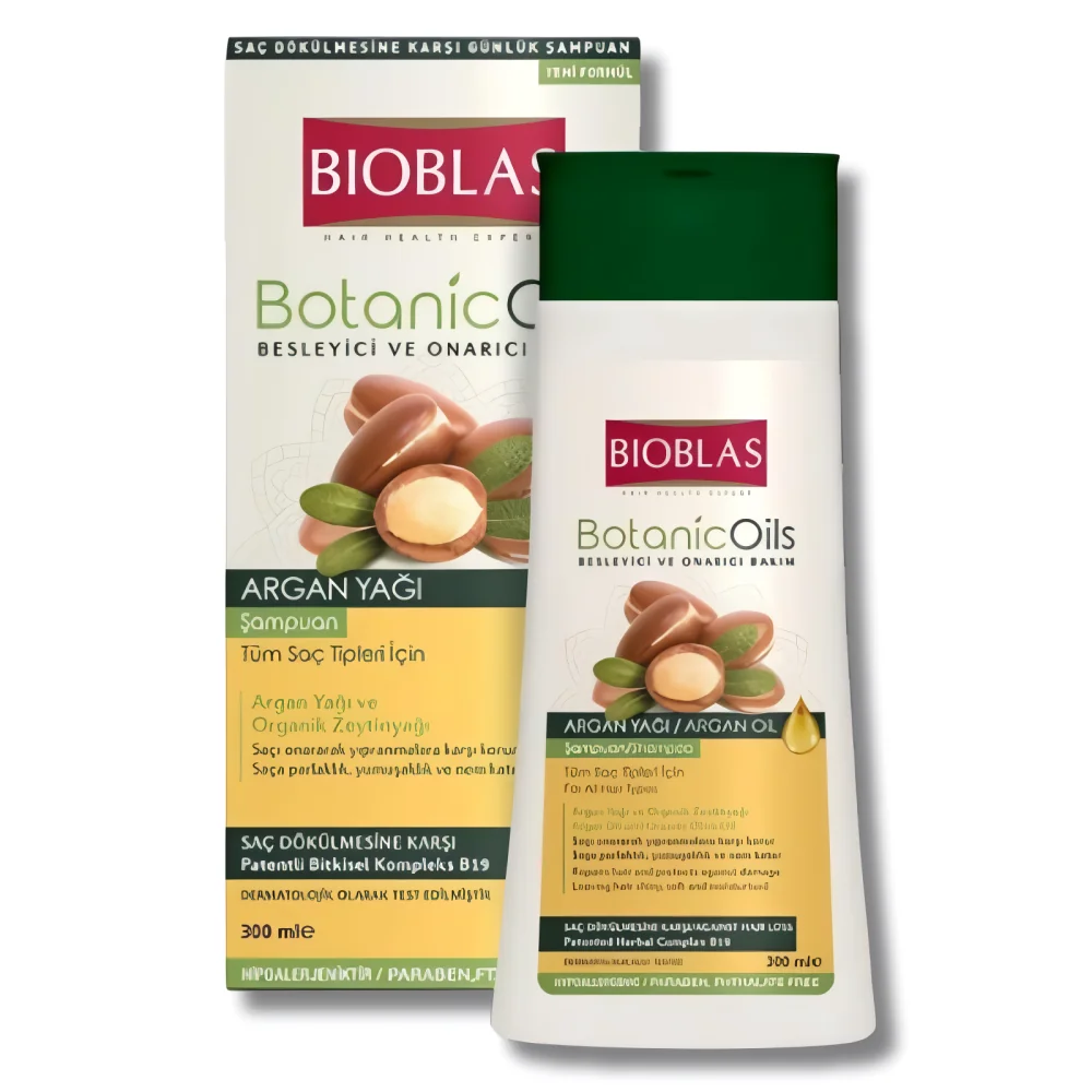BIOBLAS BOTANICOILS - SHAMPOOING ANTI CHUTE A LHUILE DARGAN 360 ML