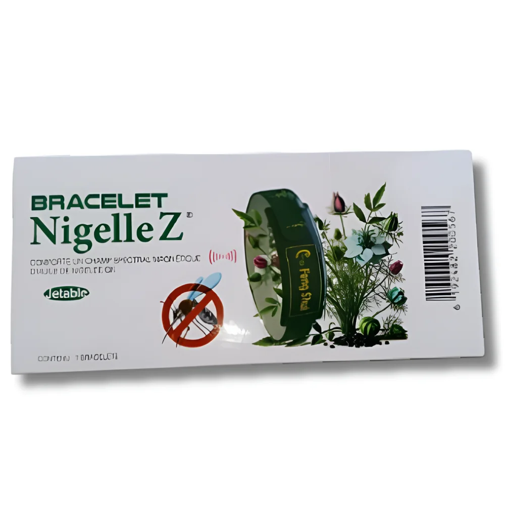 FRACTAL TUN - 7 BRACELETS ANTI MOUSTIQUES NIGELLE Z