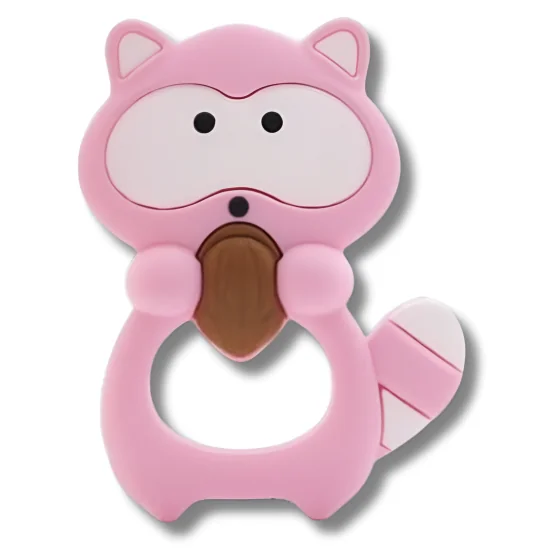 BABY PUR - ANNEAU DE DENTITION RACOON +4MOIS