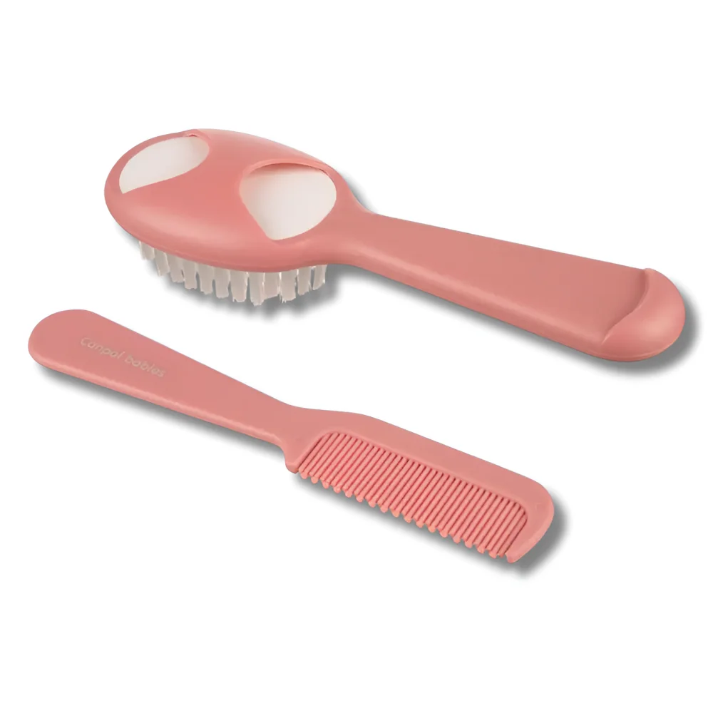 CANPOL BABIES - BROSSE ET PEIGNE ROSE REF 56/160