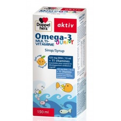 Doppel herz Aktiv omega 3 junior multi-vitamine 150ml