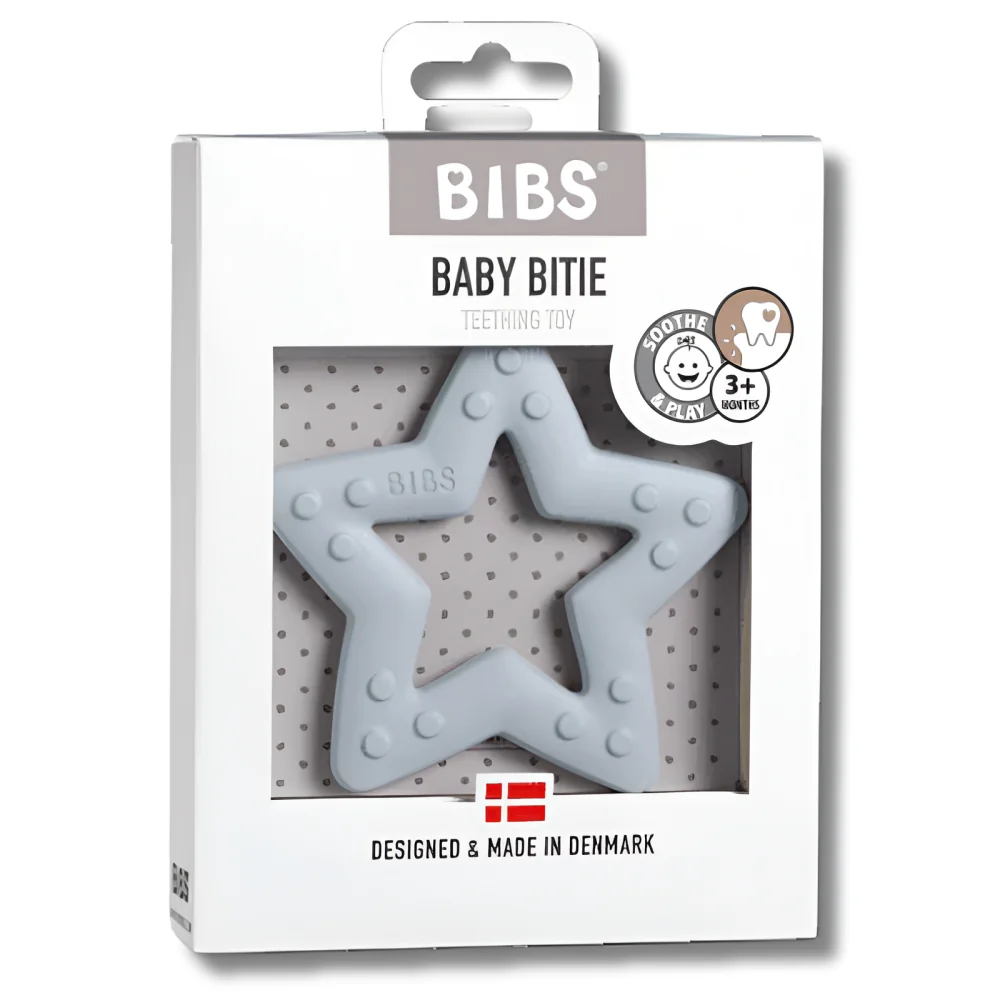 BIBS - BABY BITIE ANNEAU DE DENTITION STAR BLUE