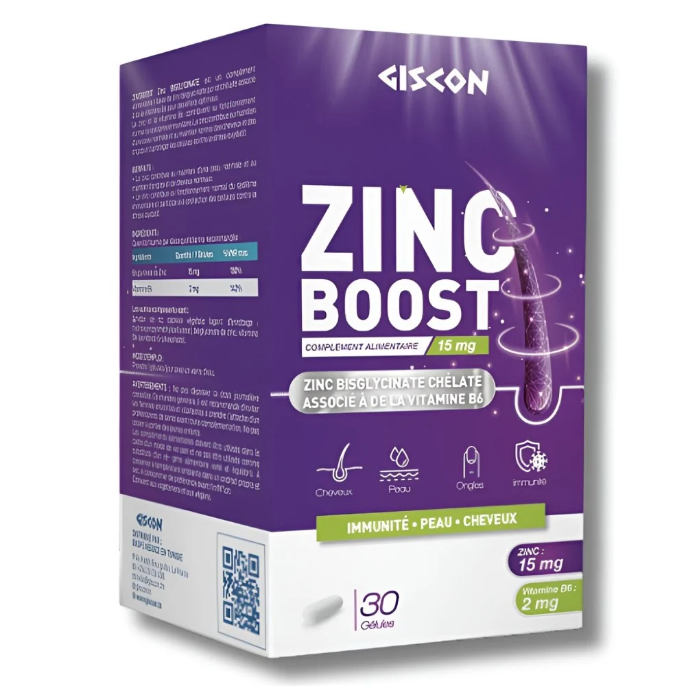 ZINC BOOST - ZINC BISGLYCINATE 30 GÉLULES