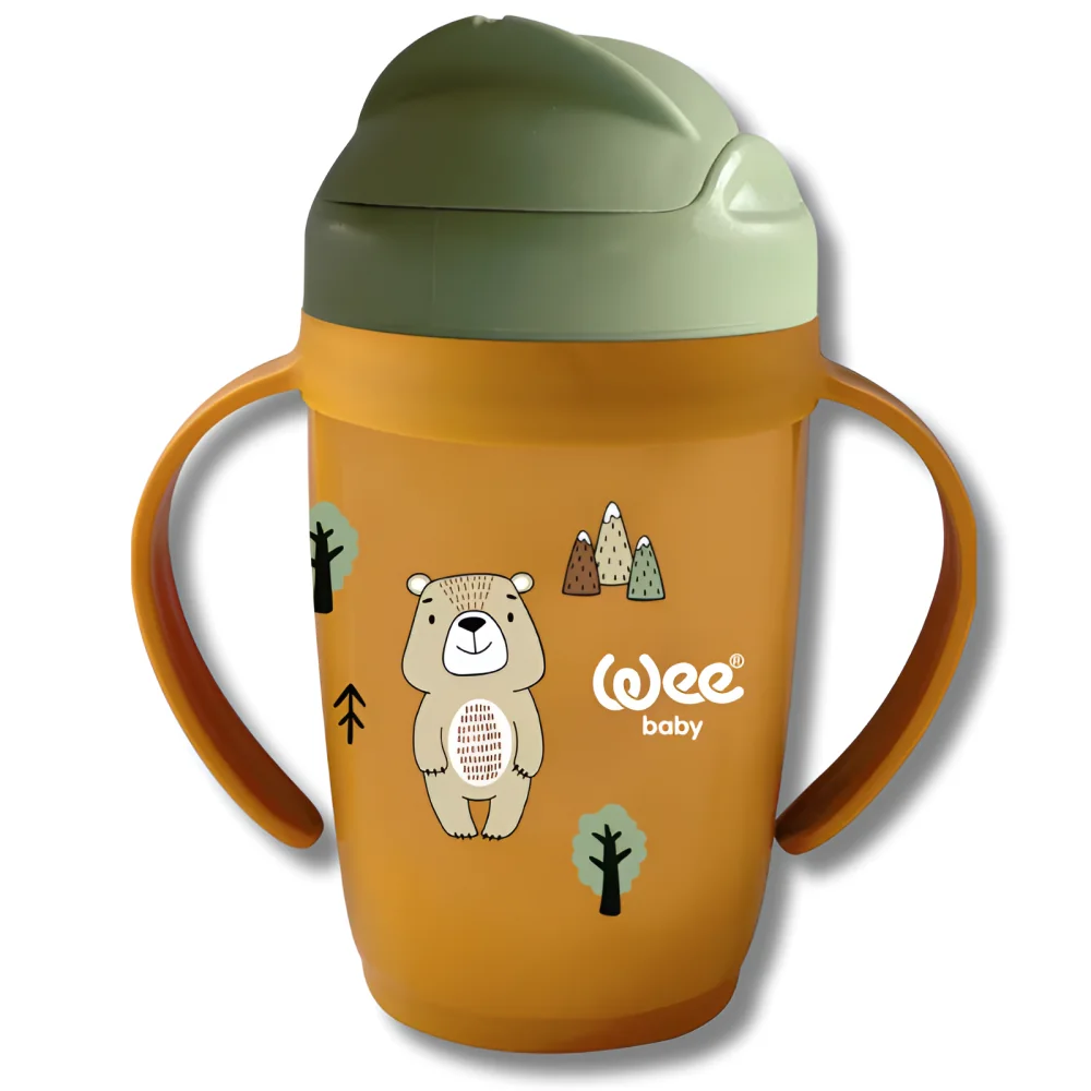 WEE BABY - TASSE AVEC PAILLE +6MOIS 265ML pour Maman et bébé