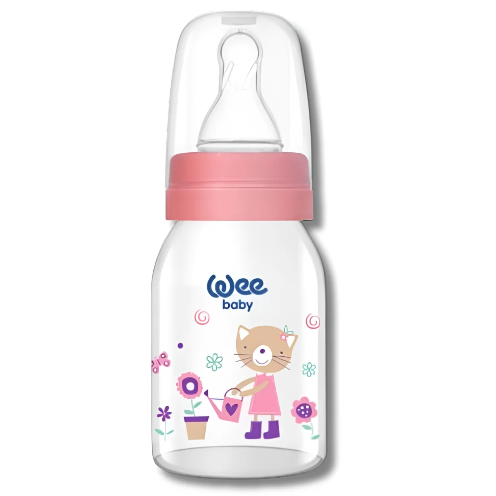 WEE BABY - BIBERON EN VERRE CLASSIQUE 0-6 MOIS 125ML 877