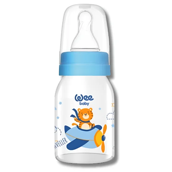 WEE BABY - BIBERON EN VERRE CLASSIQUE 0-6 MOIS 125ML 877
