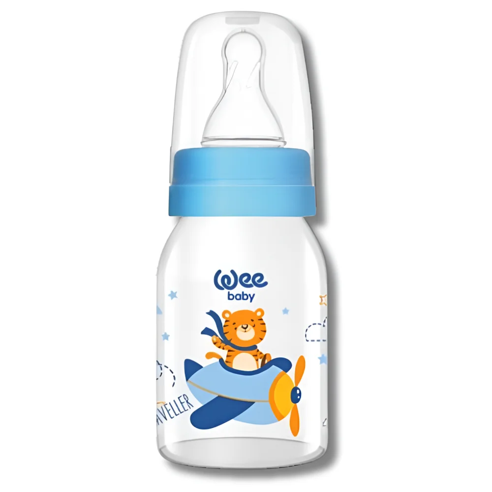 WEE BABY - BIBERON EN VERRE CLASSIQUE 0-6 MOIS 125ML 877