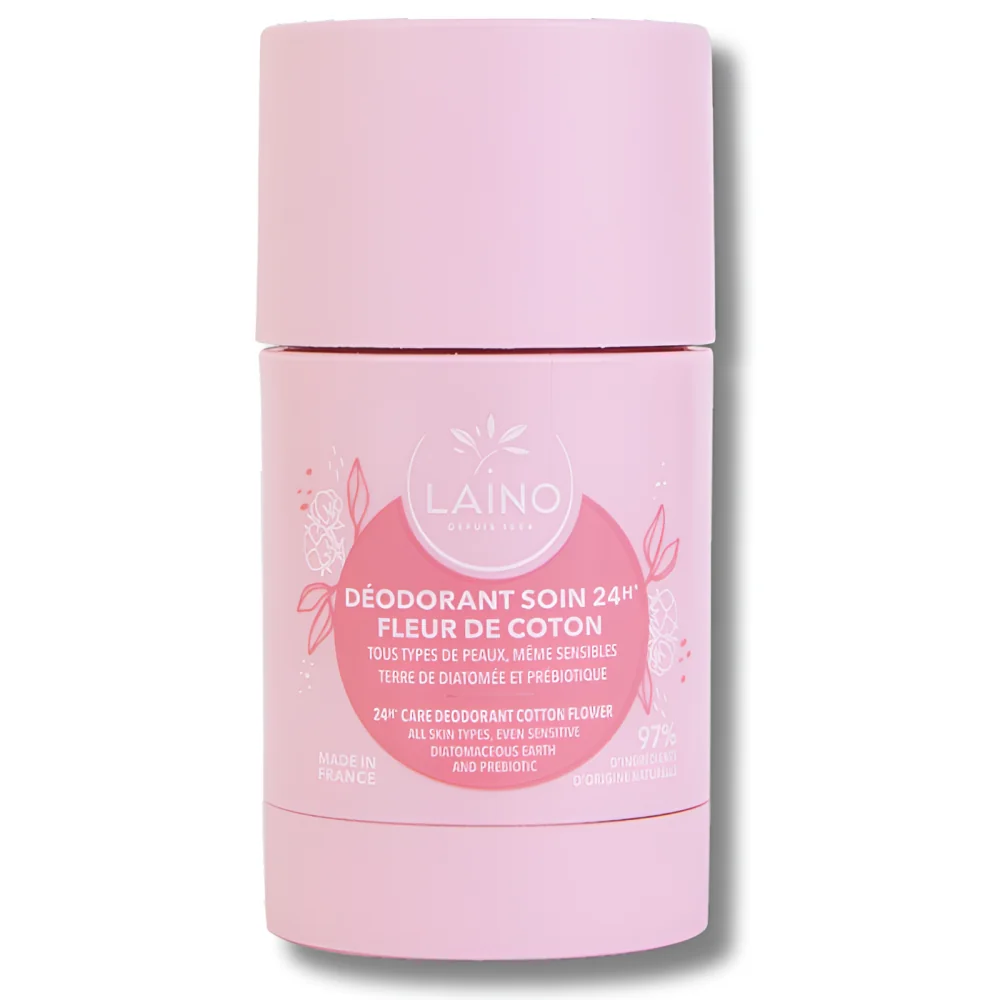 LAINO - DEODORANT SOLIDE FLEUR DE COTON 60GR