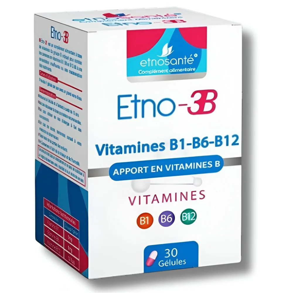 ETNOSANTE - ETNO-3B APPORT EN VITAMINES B 30 GELULES