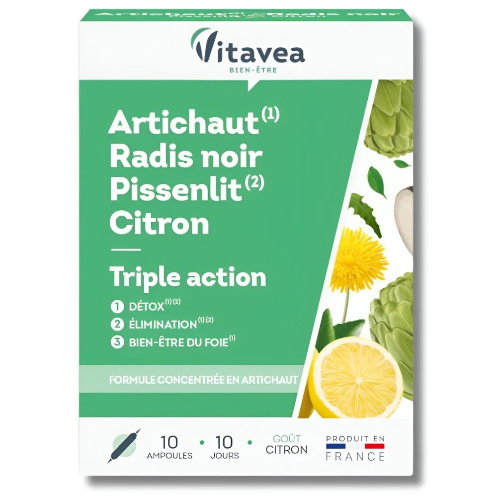 VITAVEA - ARTICHAUT 10 AMPOULES