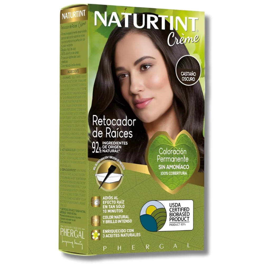 NATURTINT - RETOUCHES DE RACINES 3N CREME REFLET BRUN FONCE 45 ML