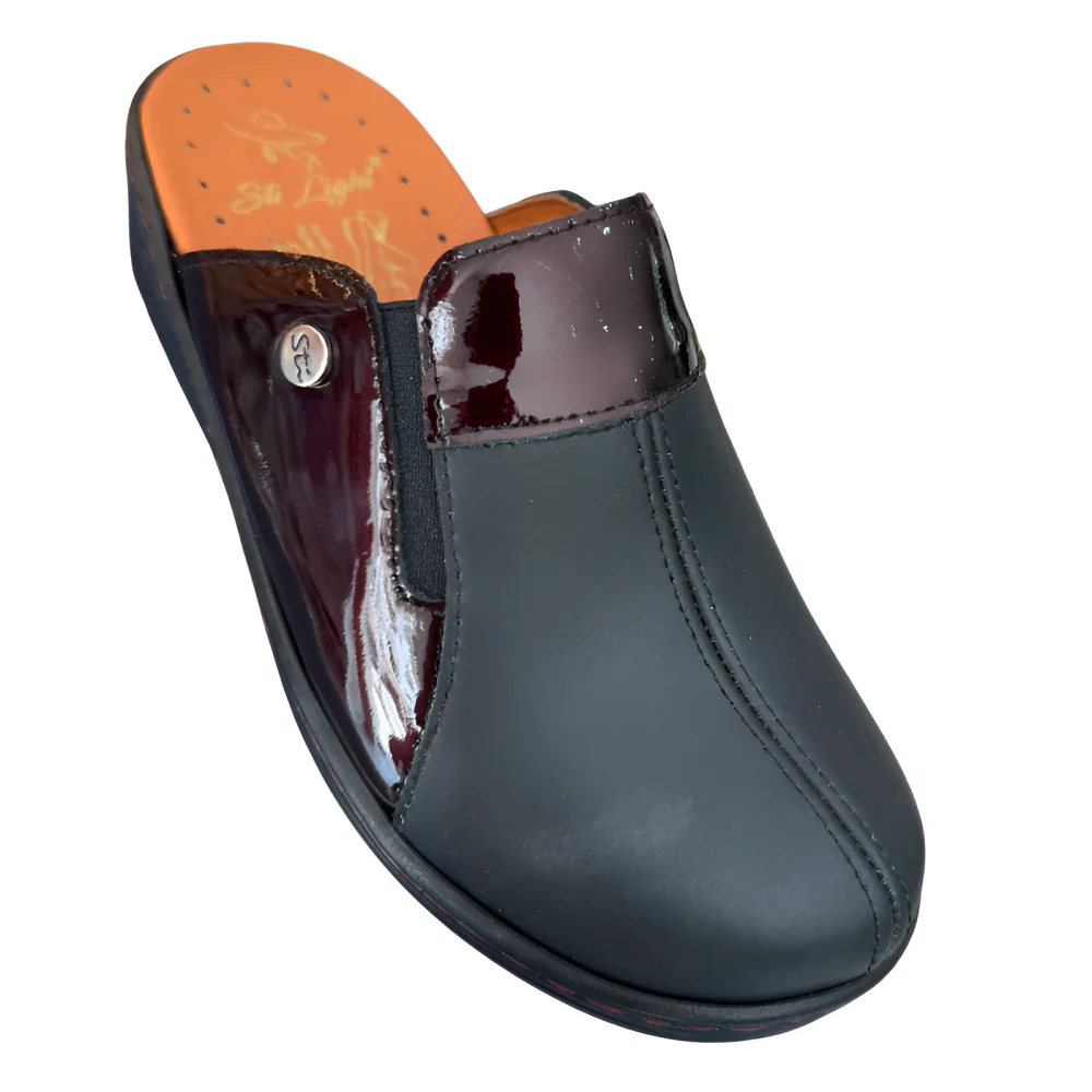 STI LIGHT - SABOTS ORTHOPEDIQUES NOIRS ET BORDEAUX