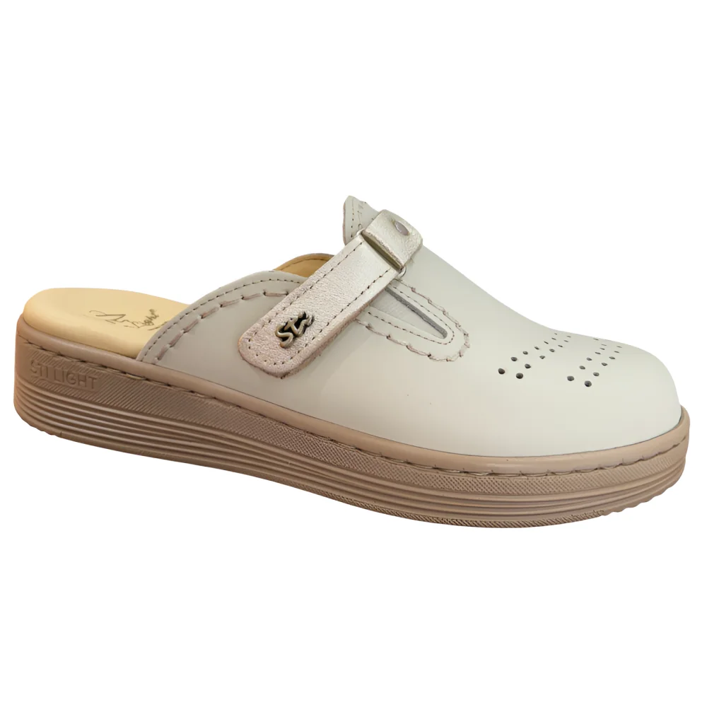 STI LIGHT - SABOTS ORTHOPEDIQUES FEMME BEIGES