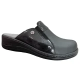 STI LIGHT - SABOTS ORTHOPEDIQUES FEMME NOIRS VERNIS ET MAT