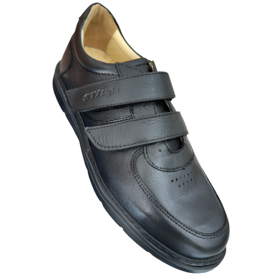 STI LIGHT - CHAUSSURES ORTHOPEDIQUES HOMME NOIRS