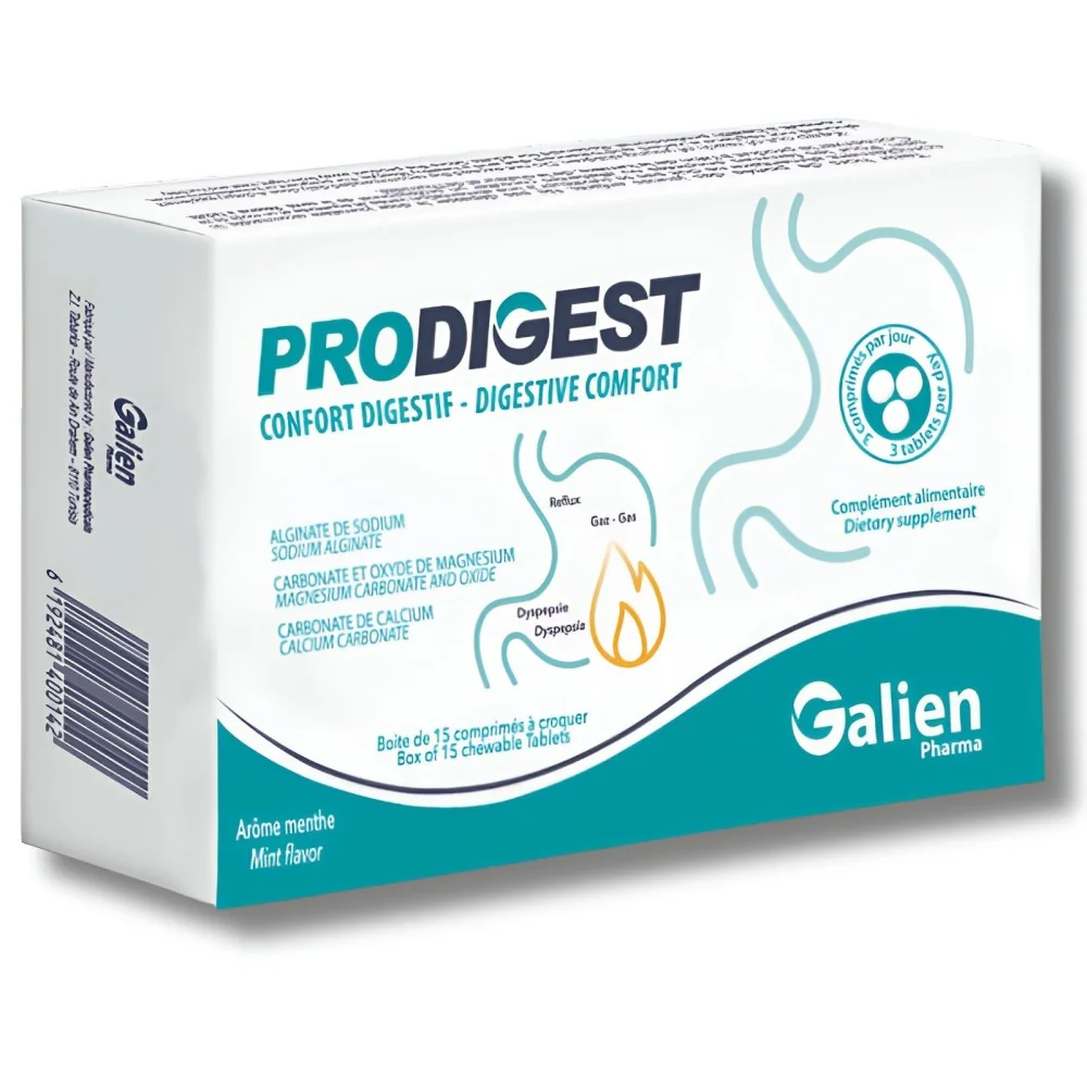 GALIEN PHARMA - PRODIGEST 15 COMPRIMES