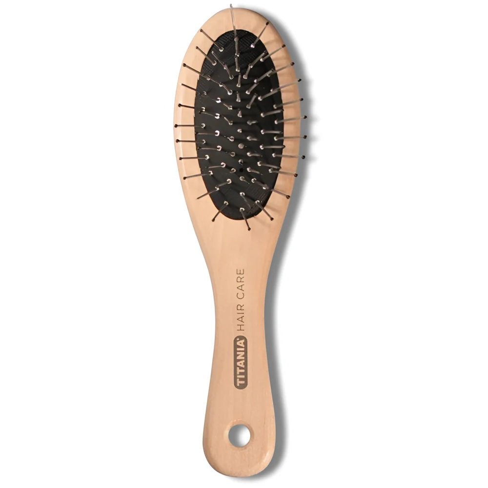 TITANIA - BROSSE BOIS DE MASSAGE 7 RANGEES 18 CM 2824