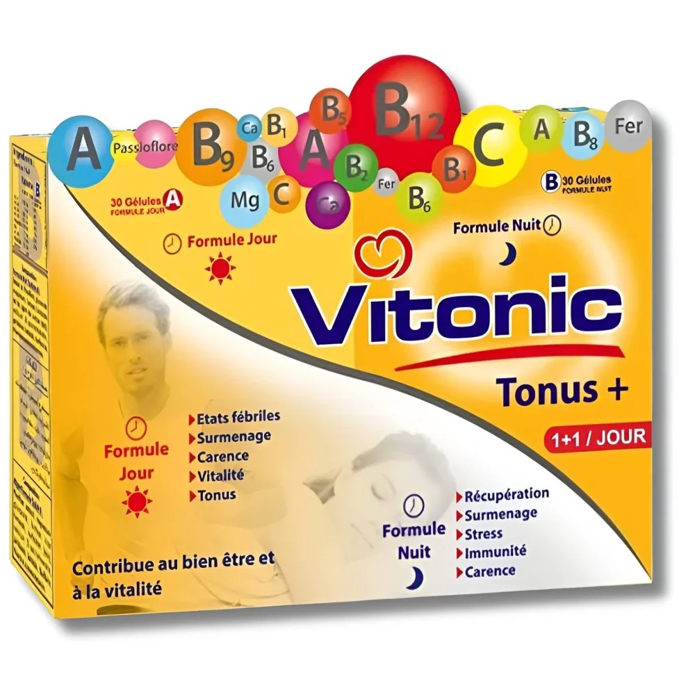 VITAL - VITONIC TONUS+ JOUR ET NUIT 60 GELULES