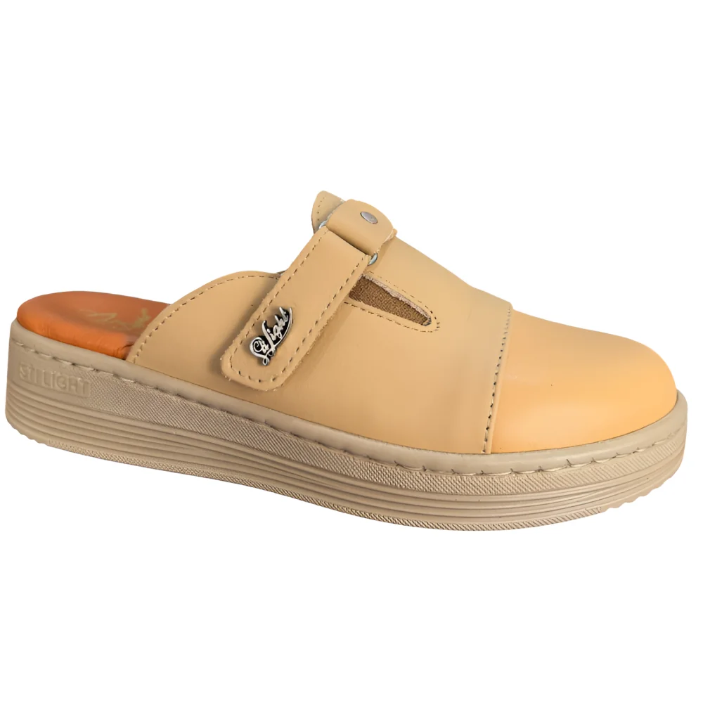 STI LIGHT - SABOTS ORTHOPEDIQUES CAMELS FEMME
