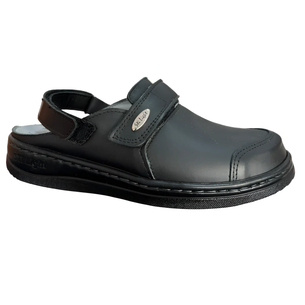 STI LIGHT - SABOTS ORTHOPEDIQUES NOIRS MAT FEMME