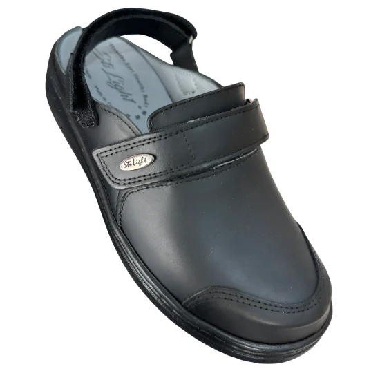 STI LIGHT - SABOTS ORTHOPEDIQUES NOIRS MAT FEMME