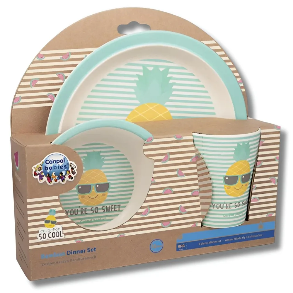 CANPOL - SET DE TABLE 3PCS SO COOL REF 9/226