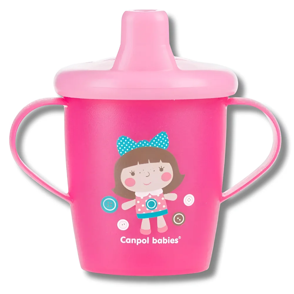 CANPOL BABIES - TASSE ANTI-DÉVERSEMENT TOYS +9MOIS 250ML 31/200 ROSE