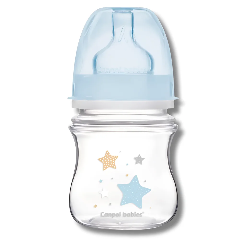 CANPOL BABIES - BIBERON +0MOIS 120 ML BLEU 35/216