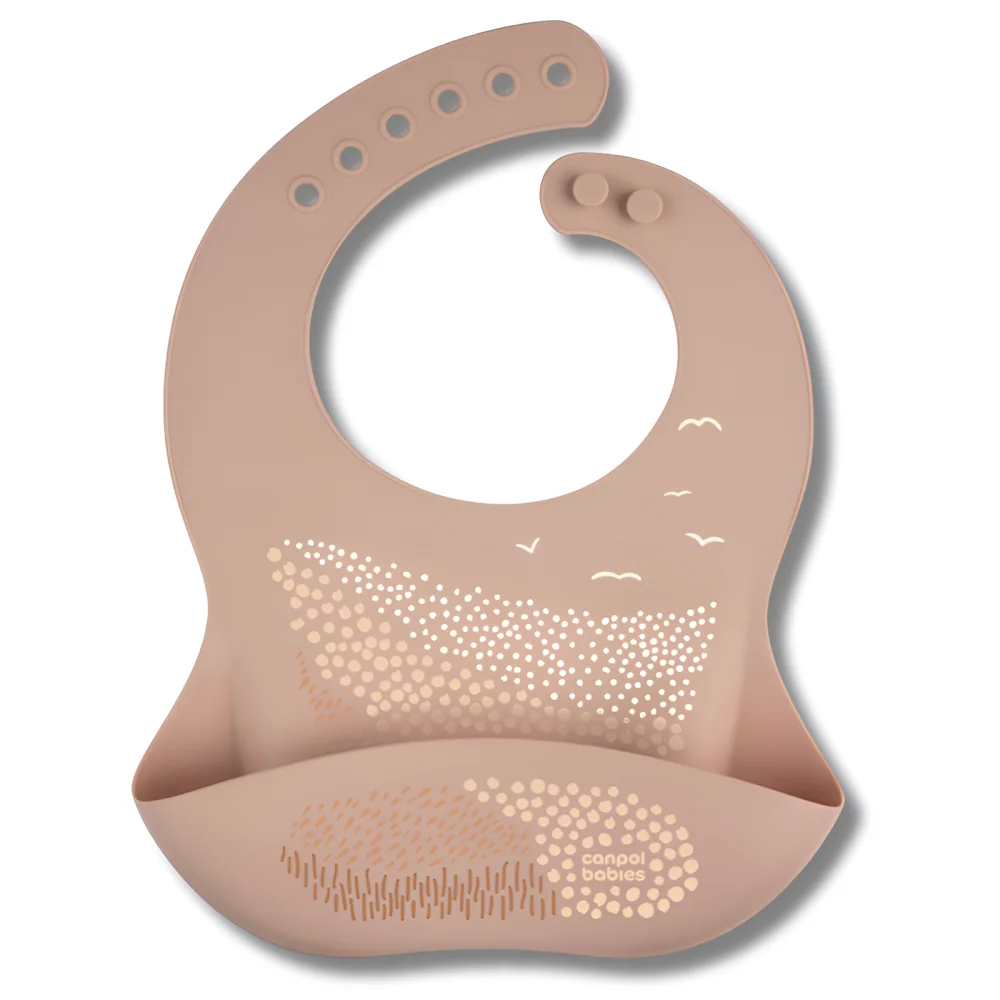 CANPOL BABIES - BAVOIR AVEC POCHE EN SILICONE +4MOIS 51/030