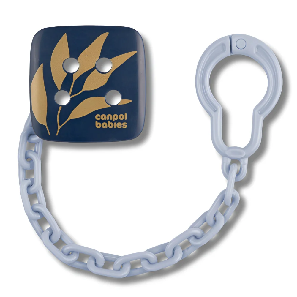 CANPOL BABIES - ATTACHE SUCETTE AVEC CLIPS DE SECURITE BLEU 2/440