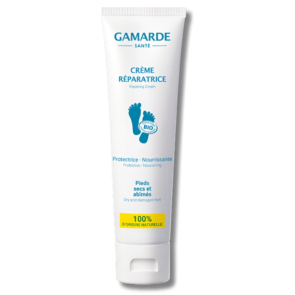GAMARDE - CRÈME RÉPARATRICE PIEDS SECS ET ABÎMÉS BIO 100 G
