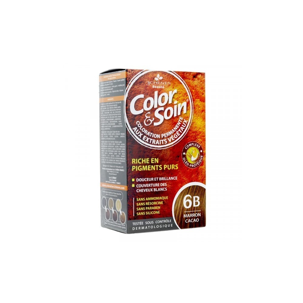 color soin marron cacao 6b coloration permanente pour Beauté
