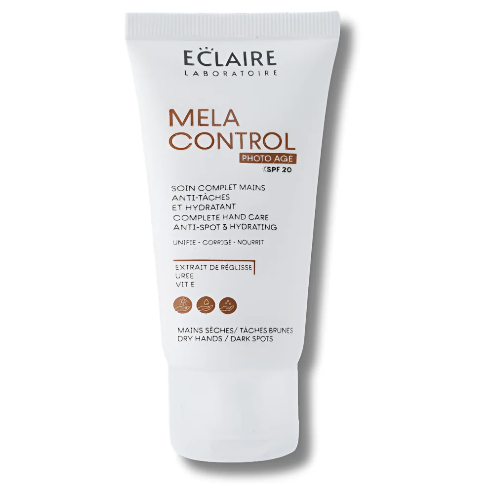 ECLAIRE MELA CONTROL - CREME MAINS SPF20 ANTI AGE ANTI TACHES 50ML