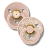 BIBS - NATURAL RUBBER LOT DE 2 SUCETTES JASMINE LATEX BLUSH MIX SIZE 2