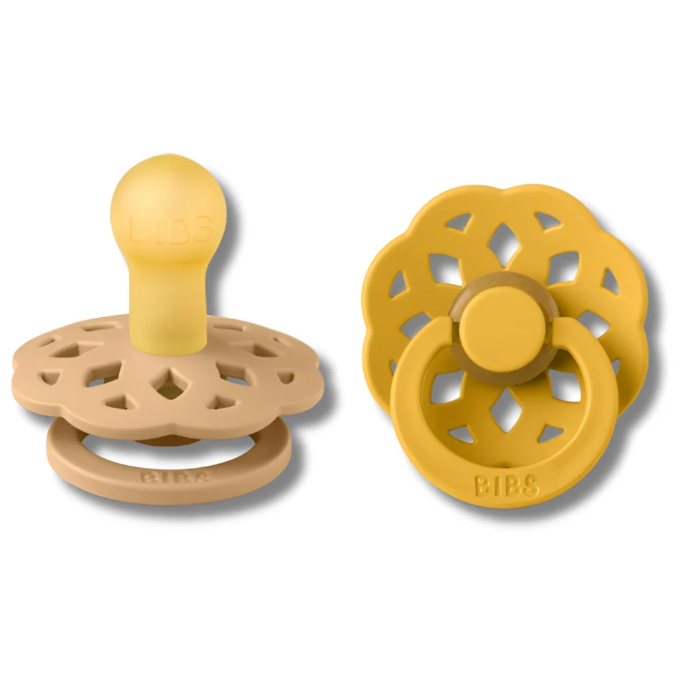 BIBS - BOHEME NATURAL RUBER LOT DE 2 SUCETTES 1ER AGE