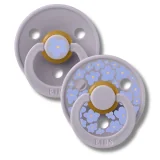 BIBS - NATURAL RUBBER LOT DE 2 SUCETTES JASMINE GREY MIX SIZE 1