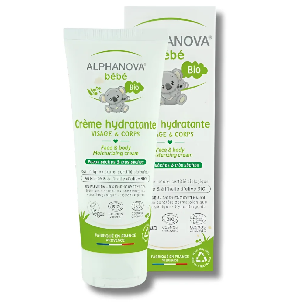 ALPHANOVA BEBE BIO - CREME HYDRATANTE VISAGE & CORPS 75ML