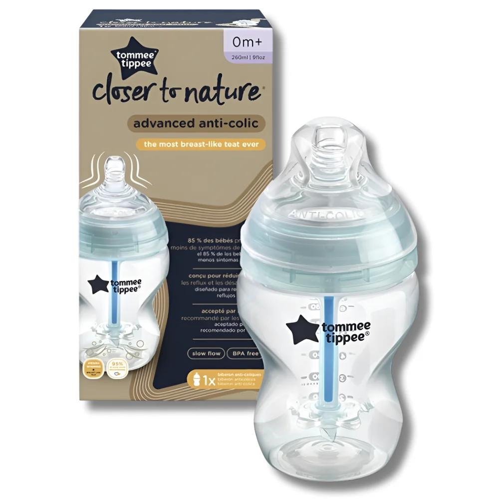 TOMMEE TIPPEE - BIBERON ADVANCED ANTI-COLIQUE TURQUOISE 0M+ 260ML