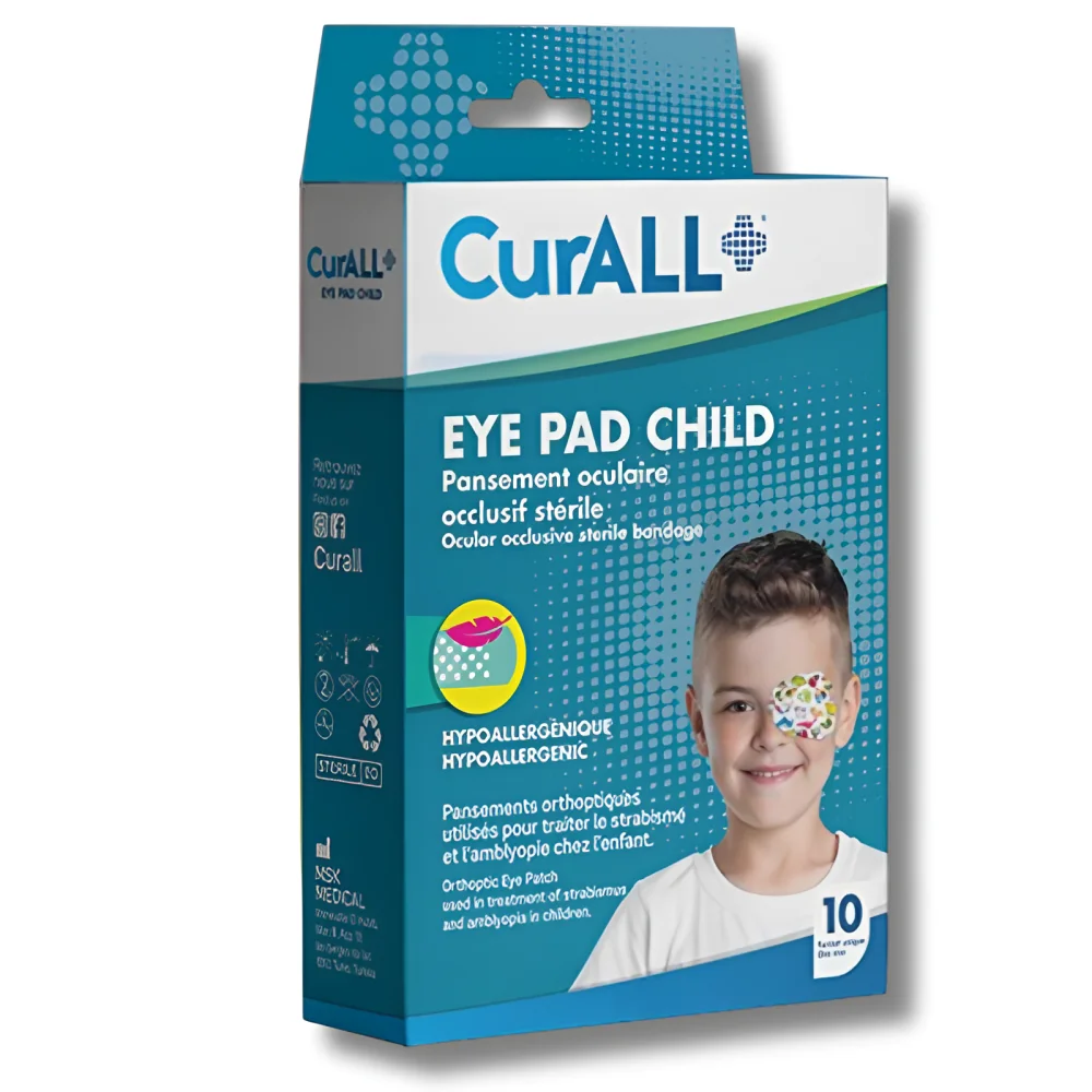 CURALL - EYE PAD PANSEMENT OCULAIRE ENFANT 10 PIECES