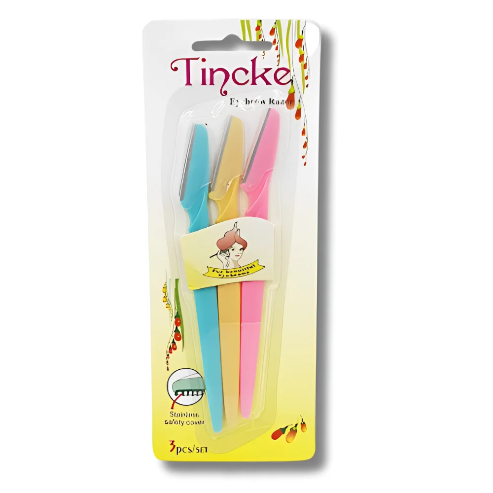 TINAIYE - LOT DE 3 RASOIRES SOURCILS