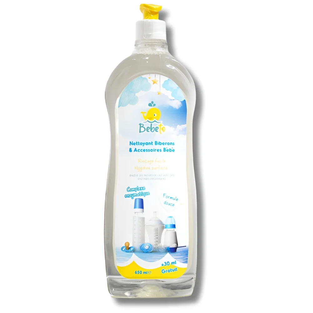 BEBETO - NETTOYANT BIBERON ET ACCESSOIRES BEBE 650ML